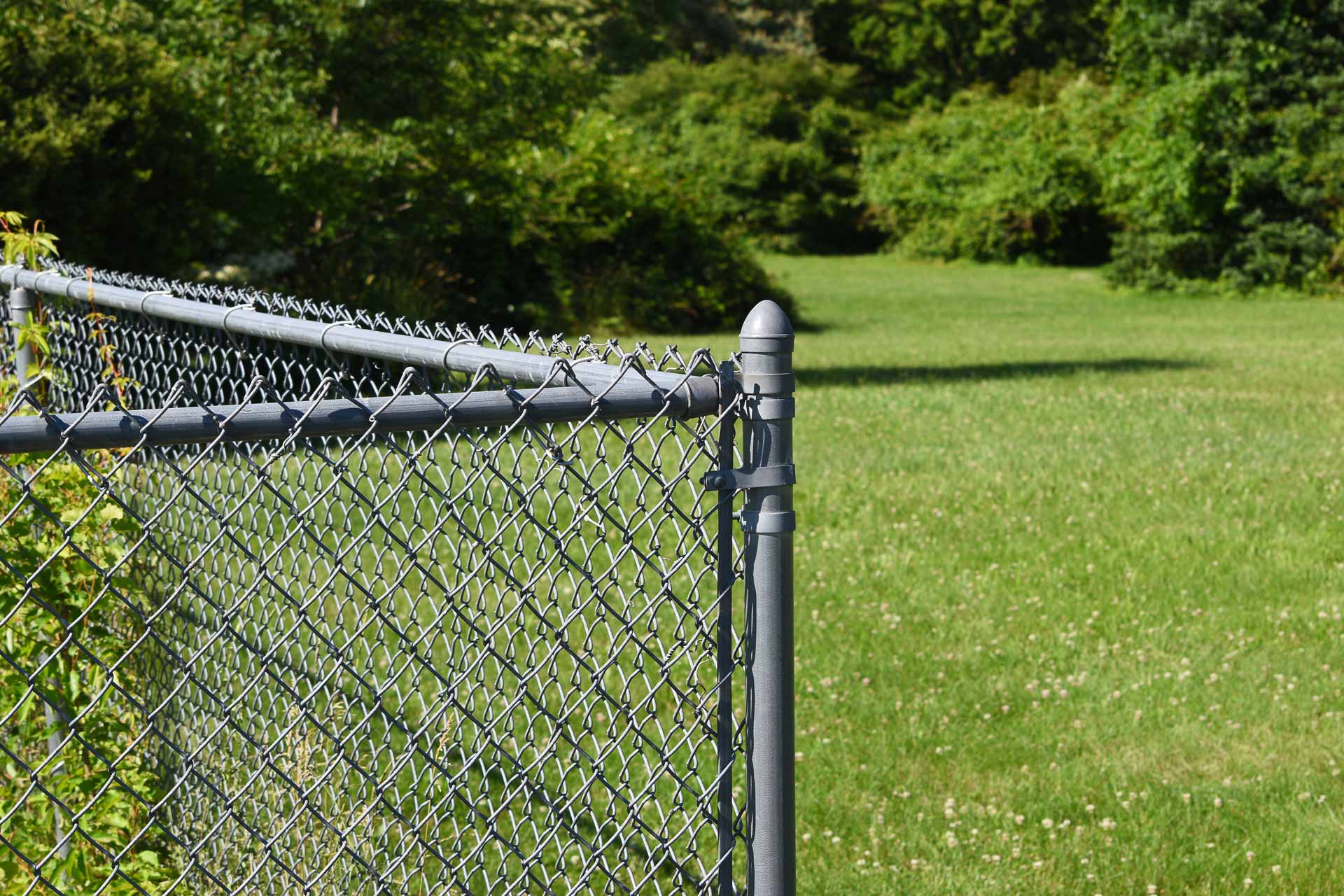 Chain link fence