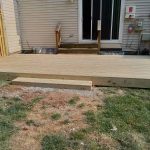Wooden deck built by Emperor Fence LLC