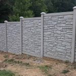 Decorative stone fence installed by Emperor Fence LLCin Bethesda Maryland
