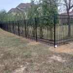 Aluminum fence installed by Emperor Fence LLC