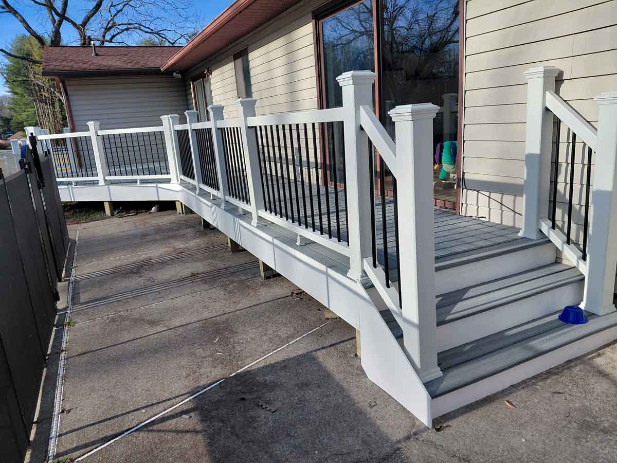 Deck built by Emperor Fence LLC