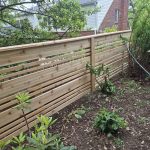 Wooden fence