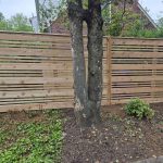 Wooden fence