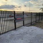 Aluminum fence built by Emperor Fence LLC