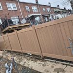Vinyl privacy fence built by Emperor Fence LLC