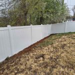 Vinyl privacy fence built by Emperor Fence LLC