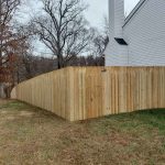 Wooden privacy fence built by Emperor Fence LLC