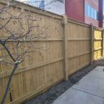 Wooden privacy fence built by Emperor Fence LLC