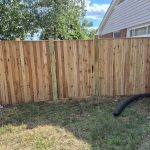 New fence installed by Emperor Fence LLC