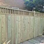 Wooden fence built by Emperor Fence LLC