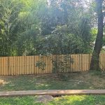 Wooden privacy fence installed in Laurel, MD backyard by Emperor Fence