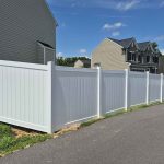 Vinyl privacy fence installed by Emperor Fence LLC